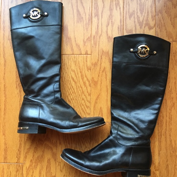 Michael Kors Shoes - Michael Kors black riding boots